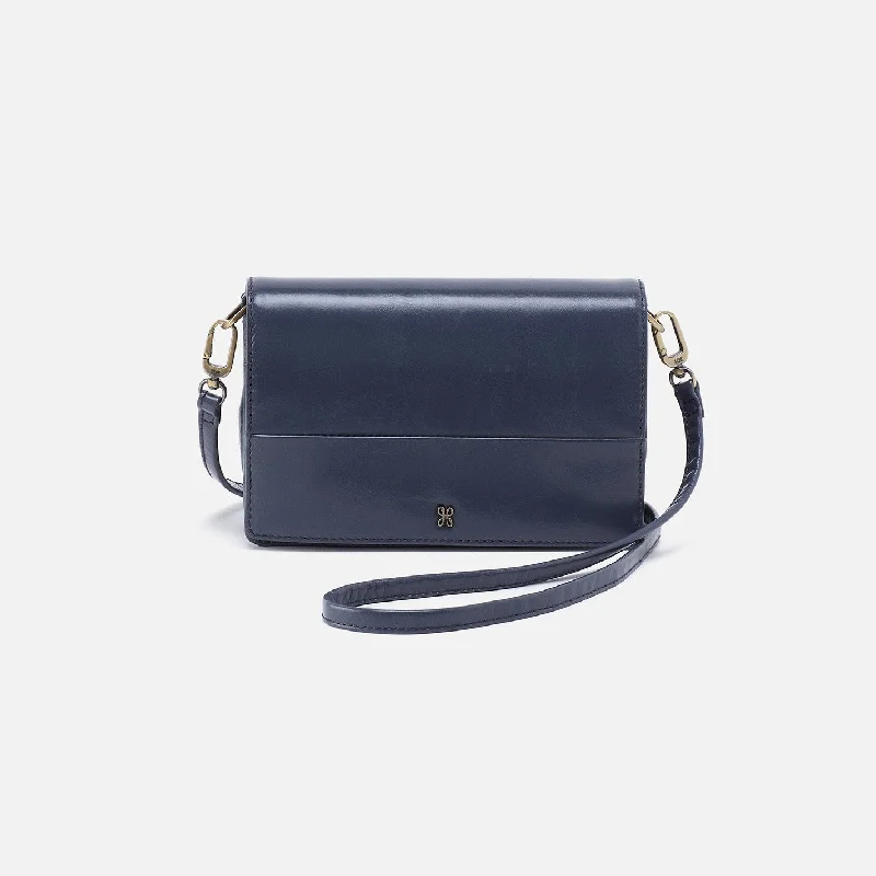 Jill Crossbody In Polished Leather - Blue StoneStylish Crossbody Bags to Complement Your Look