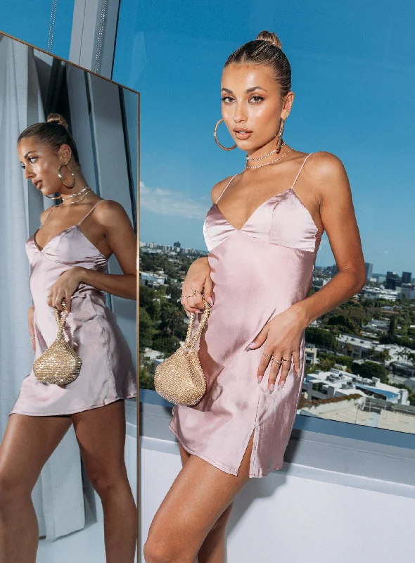 Formal party dresses with luxurious fabrics and sophisticated designs for formal events and galas -Stargazing Mini Dress Pink Formal party dresses with luxurious fabrics and sophisticated designs for formal events and galas -Stargazing Mini Dress Pink