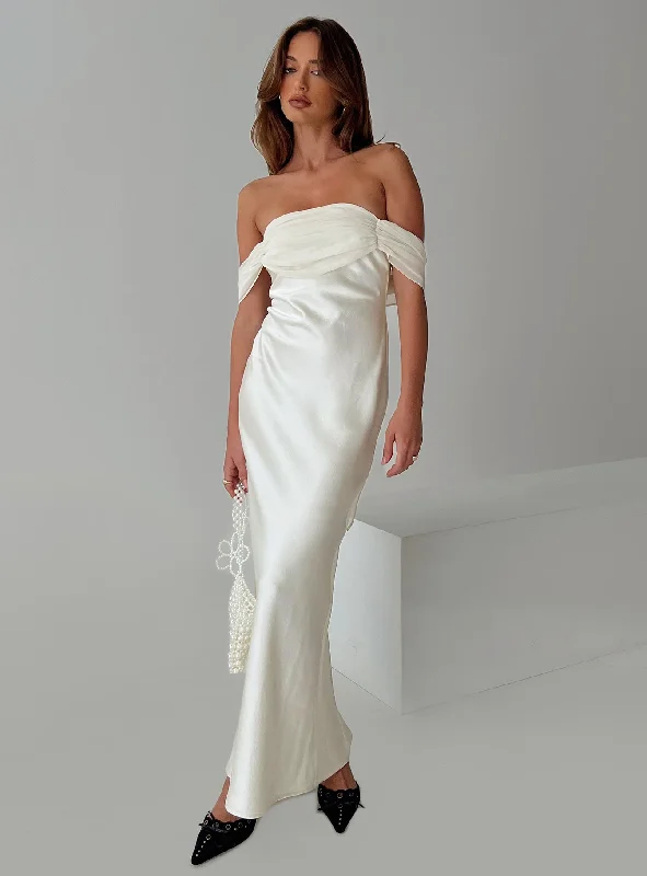 Formal birthday dresses with sophisticated designs and luxurious fabrics -Adoration Maxi Dress Cream Formal birthday dresses with sophisticated designs and luxurious fabrics -Adoration Maxi Dress Cream