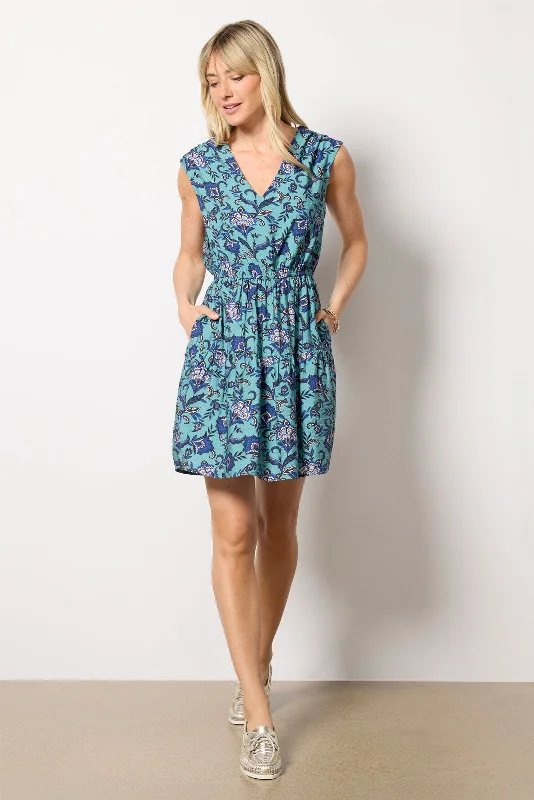 Flowy dresses with floral prints for a fresh look - -Georgia Mini Dress
