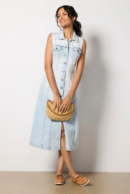 Flowy dresses with chiffon fabric for a graceful fit - -Gretel Shirt Dress