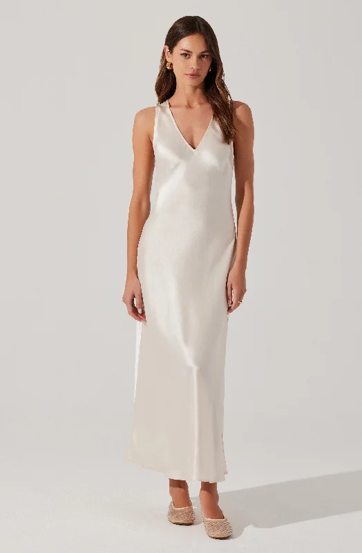 How to repurpose old dresses for wedding guests- -Ellora Midi Dress