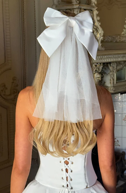 Wedding gowns with ball gown silhouettes -Sposa Bow - Ivory