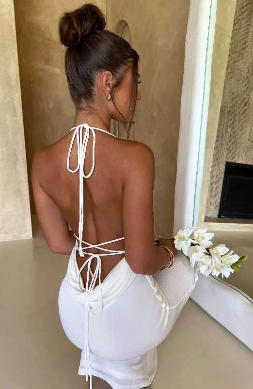 Wedding dresses for autumn with velvet and beading -Talisa Maxi Dress - Ivory
