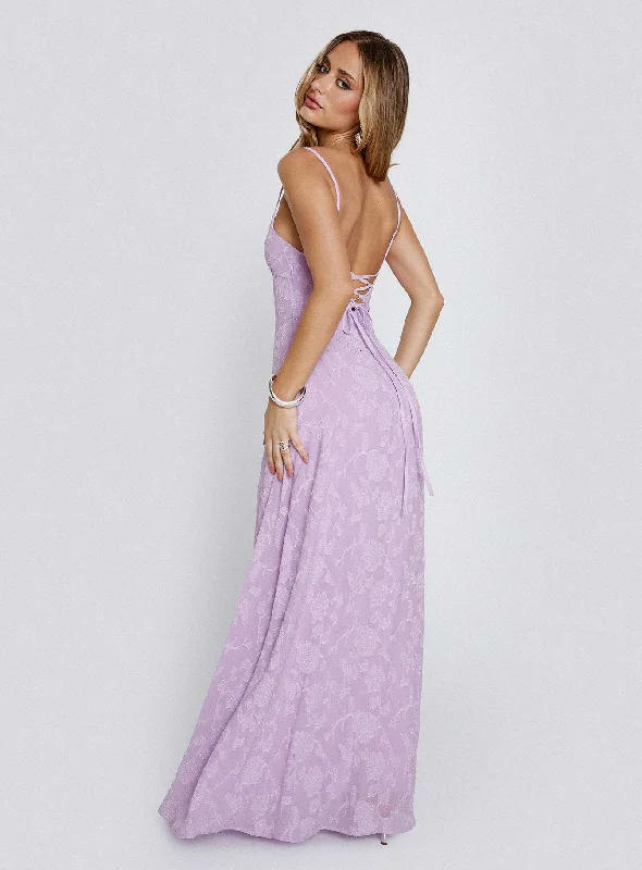 Prom dresses for athletic wear with stretchy fabrics -South Of France Maxi Dress Lilac Prom dresses for athletic wear with stretchy fabrics -South Of France Maxi Dress Lilac