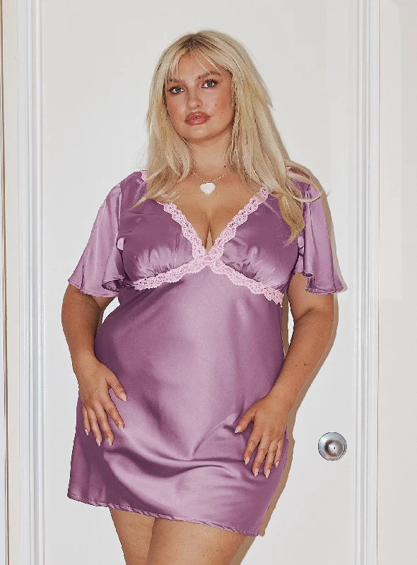 Birthday dresses with unique cultural influences and traditional styles for cultural identity and heritage -Jaron Mini Dress Mauve Curve Birthday dresses with unique cultural influences and traditional styles for cultural identity and heritage -Jaron Mini Dress Mauve Curve