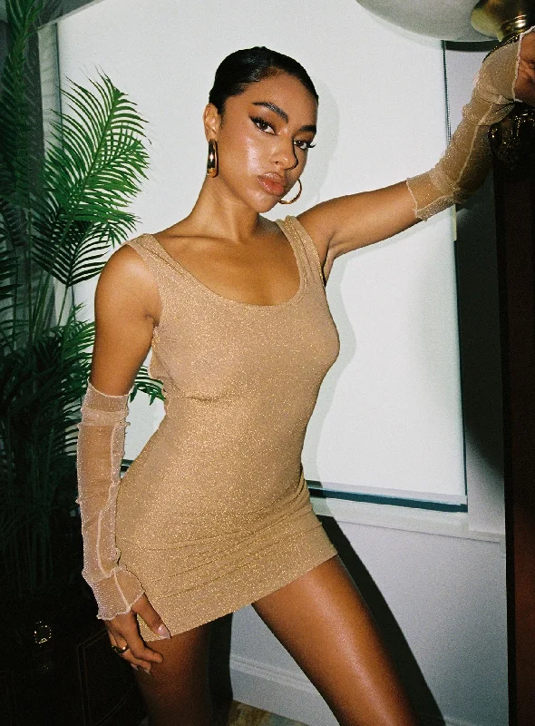 Party dresses for special occasions with personalized messages and quotes for a personal touch -Lirella Mini Dress Beige Party dresses for special occasions with personalized messages and quotes for a personal touch -Lirella Mini Dress Beige