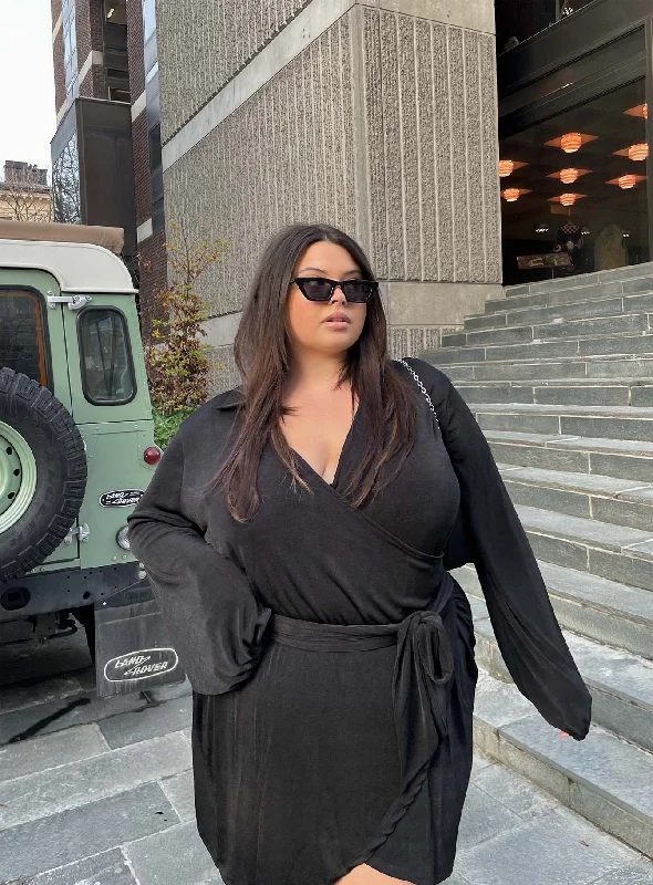 Formal birthday dresses with luxurious fabrics and sophisticated designs for formal events -Party Time Mini Dress Black Curve Formal birthday dresses with luxurious fabrics and sophisticated designs for formal events -Party Time Mini Dress Black Curve