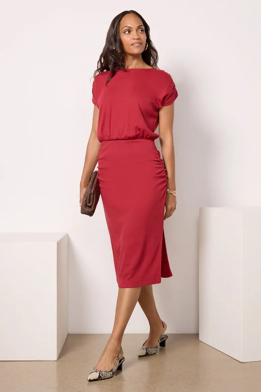 Best dresses for wedding guests attending a royal wedding- -Hannah Midi Dress