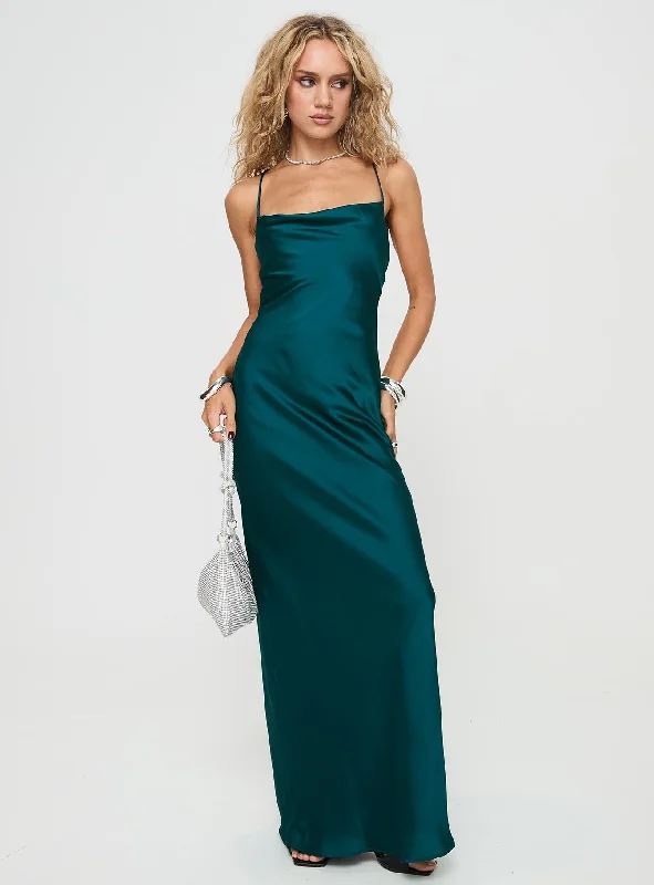 Birthday dresses for formal events with convertible sleeves and necklines for flexibility and style versatility -Esti Maxi Dress Blue Birthday dresses for formal events with convertible sleeves and necklines for flexibility and style versatility -Esti Maxi Dress Blue