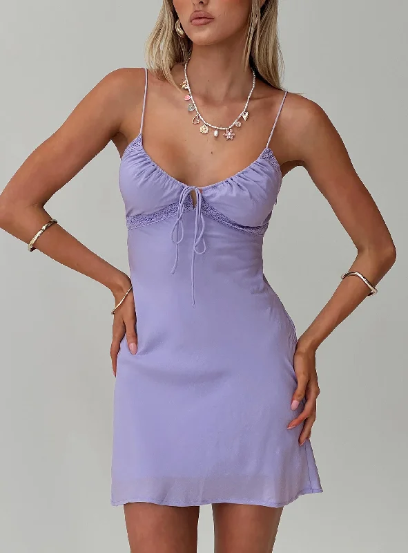 Birthday dresses for formal events with elegant silhouettes and vintage-inspired styles for a timeless and refined look -Emily Mini Dress Lilac Birthday dresses for formal events with elegant silhouettes and vintage-inspired styles for a timeless and refined look -Emily Mini Dress Lilac