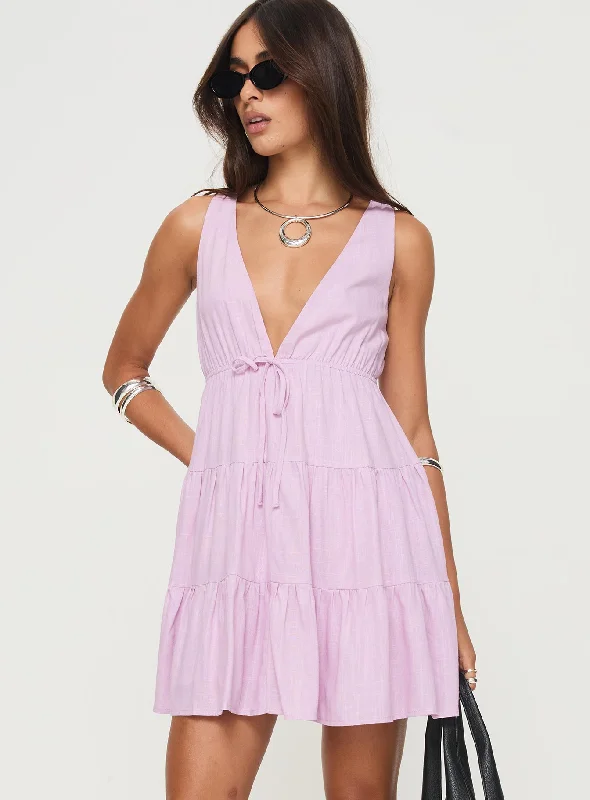 Birthday dresses with sustainable materials and innovative technology integration for modern style and sustainability -Dipsie Mini Dress Lilac Birthday dresses with sustainable materials and innovative technology integration for modern style and sustainability -Dipsie Mini Dress Lilac