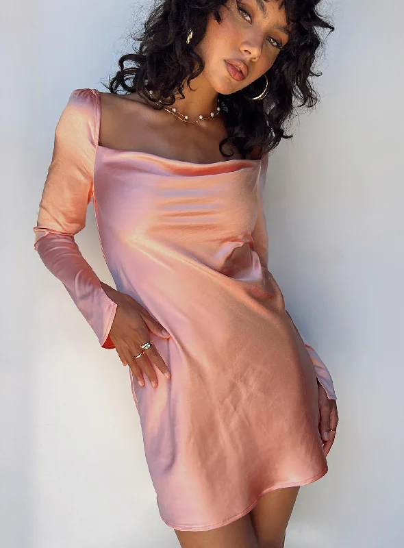 Party dresses for formal events with smart temperature regulation and comfort for optimal relaxation and well-being -Star Power Mini Dress Baby Pink Party dresses for formal events with smart temperature regulation and comfort for optimal relaxation and well-being -Star Power Mini Dress Baby Pink