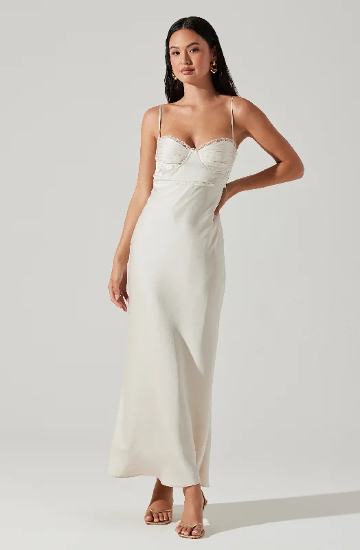 And more:Florianne Satin Maxi Dress