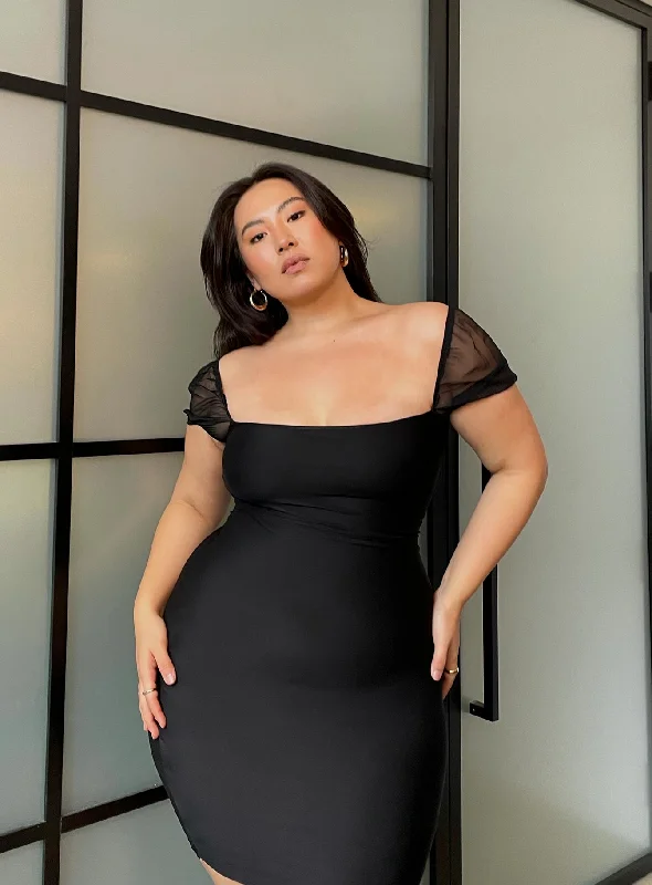 Corset dresses with smart health monitoring features and wellness focus for health-conscious individuals -Charvi Mini Dress Black Curve Corset dresses with smart health monitoring features and wellness focus for health-conscious individuals -Charvi Mini Dress Black Curve