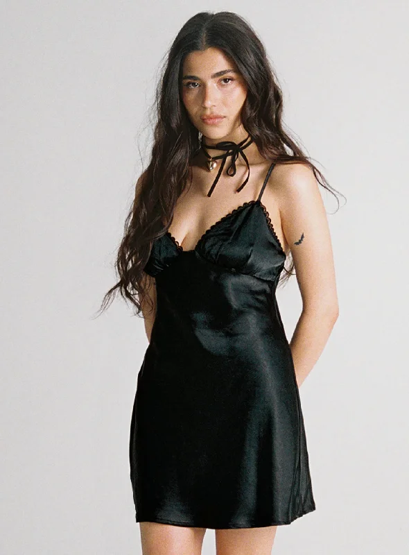 Party dresses for formal events with convertible sleeves and necklines -Roman Mini Dress Black Petite Party dresses for formal events with convertible sleeves and necklines -Roman Mini Dress Black Petite