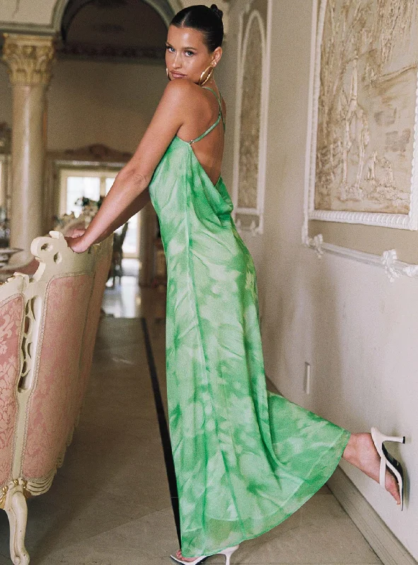 Birthday dresses for formal events with elegant silhouettes -Pantano Maxi Dress Green Birthday dresses for formal events with elegant silhouettes -Pantano Maxi Dress Green