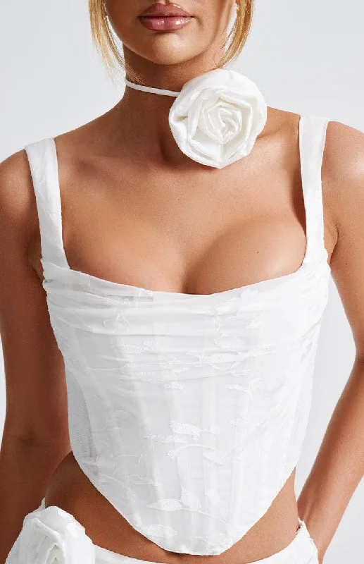 Wedding guest gift registries: traditional vs. modern- -Elizabeth Floral Choker - Ivory Wedding guest gift registries: traditional vs. modern- -Elizabeth Floral Choker - Ivory