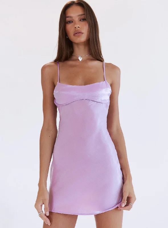 Wedding guest outfit ideas for summer outdoor ceremonies- -Violetta Mini Dress Purple Wedding guest outfit ideas for summer outdoor ceremonies- -Violetta Mini Dress Purple