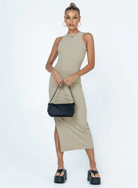 Corset dresses with convertible necklines and sleeves for versatility and styling flexibility -Ellie Maxi Dress Beige Corset dresses with convertible necklines and sleeves for versatility and styling flexibility -Ellie Maxi Dress Beige