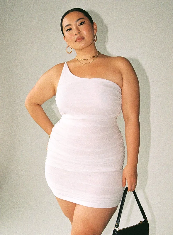 Formal corset dresses for formal events with classic silhouettes -Jocasta Mini Dress White Curve Formal corset dresses for formal events with classic silhouettes -Jocasta Mini Dress White Curve