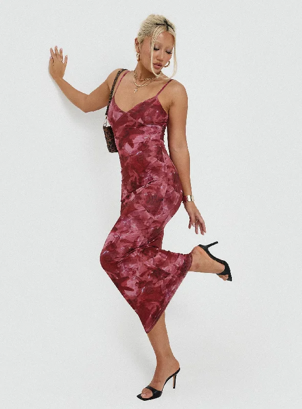 Formal party dresses for formal events with classic silhouettes -Hathaway Maxi Dress Burgundy Floral Formal party dresses for formal events with classic silhouettes -Hathaway Maxi Dress Burgundy Floral