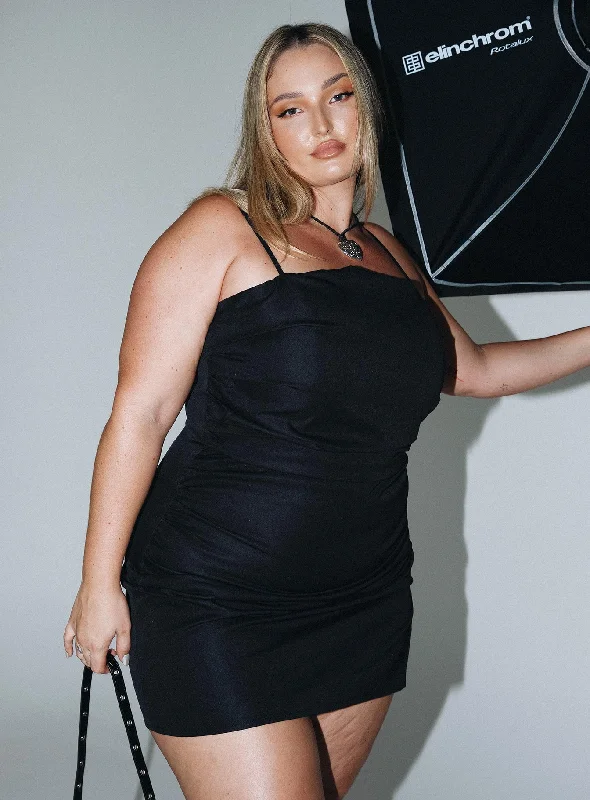 Birthday dresses with unique cultural influences and traditional styles for cultural identity and heritage -Chandra Mini Dress Black Curve Birthday dresses with unique cultural influences and traditional styles for cultural identity and heritage -Chandra Mini Dress Black Curve