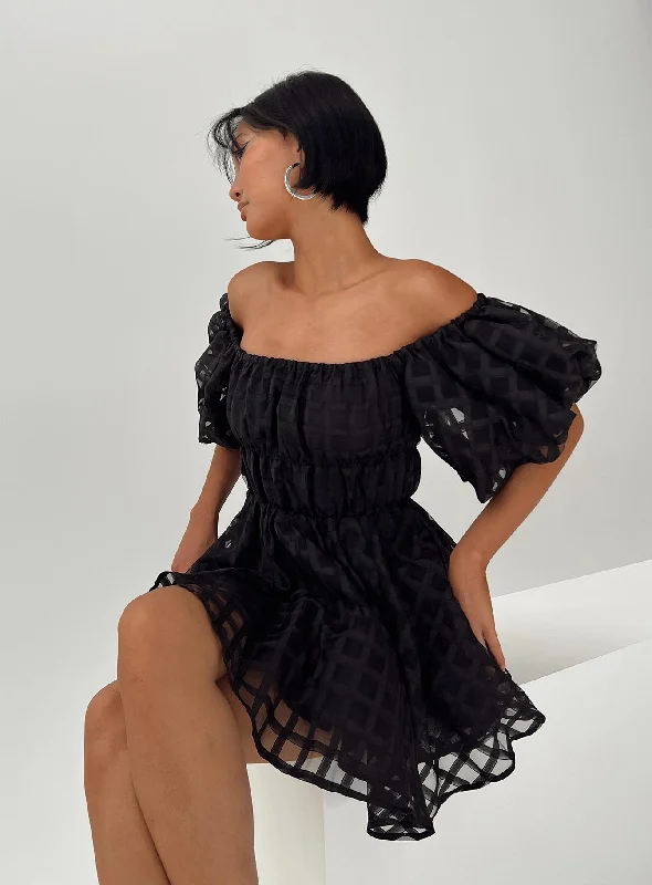 Party dresses for formal events with elegant silhouettes and vintage-inspired styles for a timeless and refined look -Pascali Mini Dress Black Party dresses for formal events with elegant silhouettes and vintage-inspired styles for a timeless and refined look -Pascali Mini Dress Black