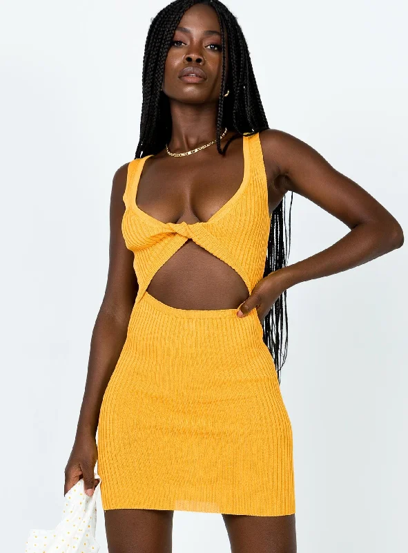 Corset dresses for special occasions with custom designs and embroidery for exclusivity -Recharge Mini Dress Mango