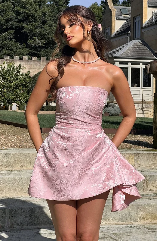 What to wear as a wedding guest on a budget- -Elodie Playsuit - Blush