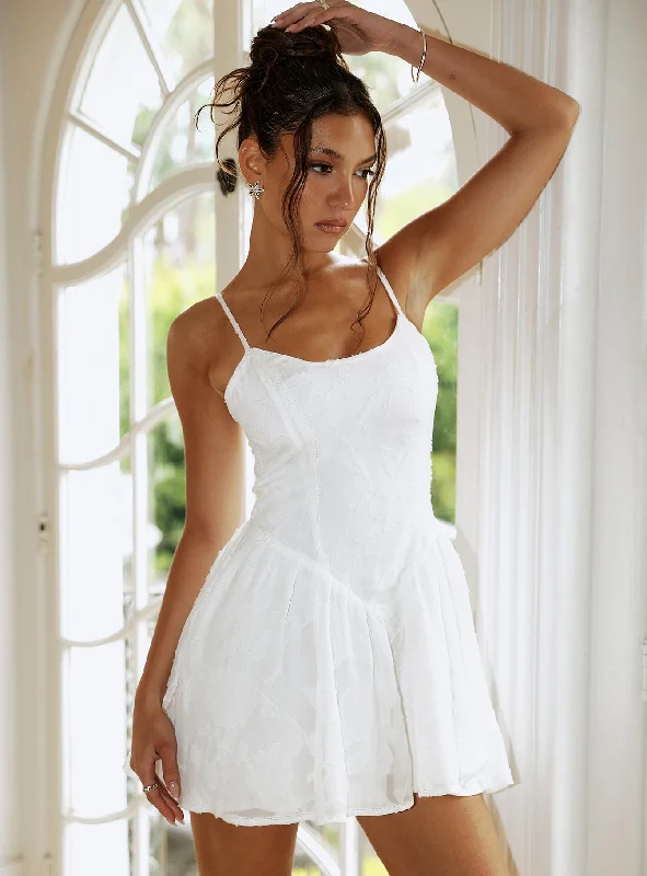 Comfortable flowy dresses for warm weather travels - -Flowy dresses for special occasions with personalized messages and quotes for a personal and meaningful touch -Diviner Burnout Mini Dress White Comfortable flowy dresses for warm weather travels - -Flowy dresses for special occasions with personalized messages and quotes for a personal and meaningful touch -Diviner Burnout Mini Dress White