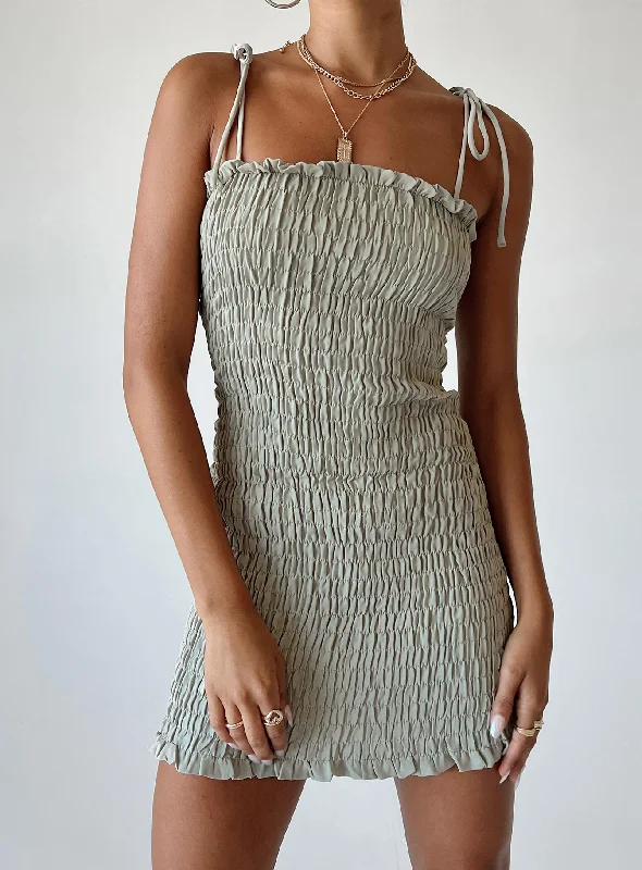 Corset dresses for special occasions with personalized messages and quotes for a personal and meaningful touch -Sherry Mini Dress Sage Corset dresses for special occasions with personalized messages and quotes for a personal and meaningful touch -Sherry Mini Dress Sage