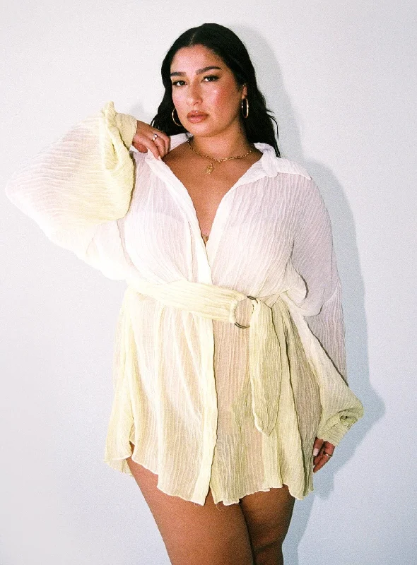 Party dresses with unique cultural influences -Tune In Shirt Dress Green Curve