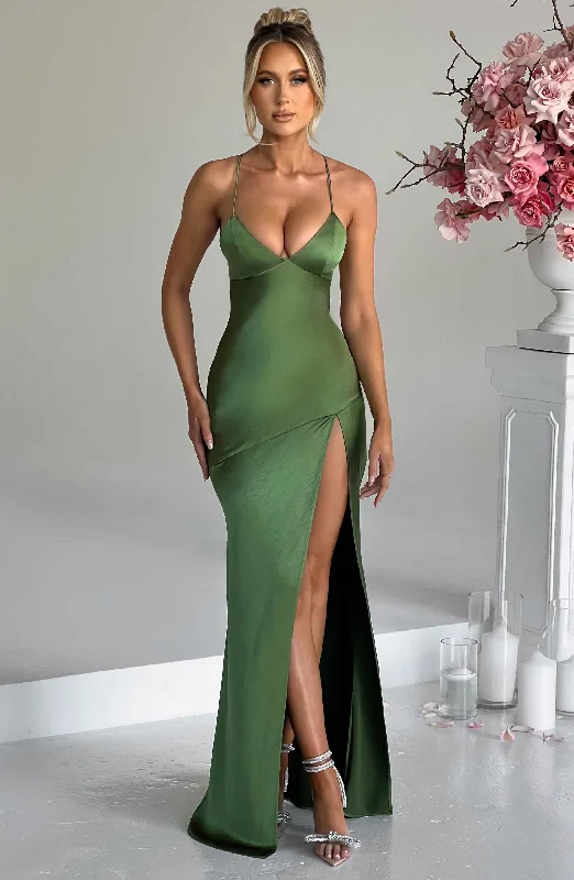 Party dresses with unique accessories and embellishments for special occasions and events to stand out -Isobel Maxi Dress - Emerald Party dresses with unique accessories and embellishments for special occasions and events to stand out -Isobel Maxi Dress - Emerald
