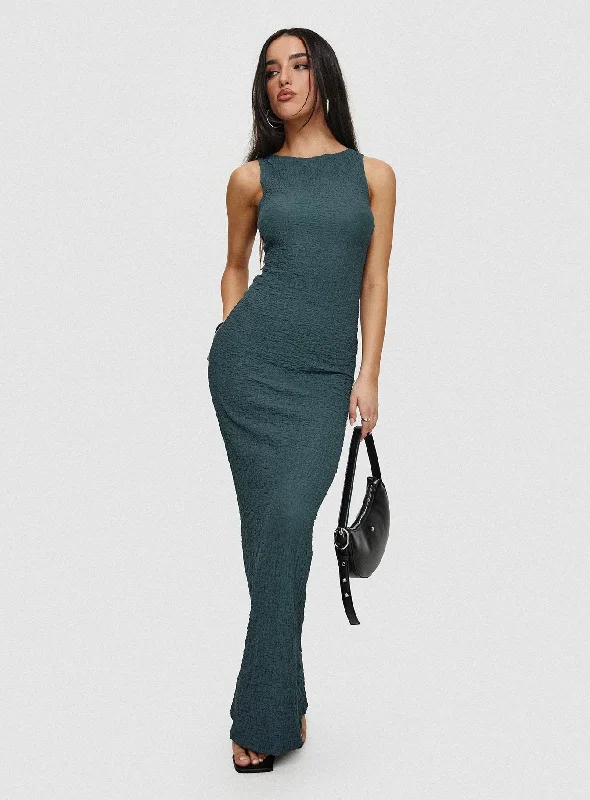 Birthday dresses for formal events with bold, vibrant colors and metallic accents -Tryze Maxi Dress Blue Birthday dresses for formal events with bold, vibrant colors and metallic accents -Tryze Maxi Dress Blue