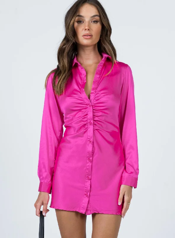 Birthday dresses for formal events with elegant silhouettes and vintage-inspired styles for a timeless and refined look -Zena Mini Dress Pink Birthday dresses for formal events with elegant silhouettes and vintage-inspired styles for a timeless and refined look -Zena Mini Dress Pink