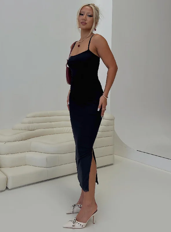 Birthday dresses with unique accessories and embellishments for special occasions -Apolline Maxi Dress Black Birthday dresses with unique accessories and embellishments for special occasions -Apolline Maxi Dress Black