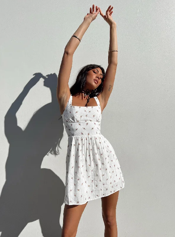 Formal birthday dresses for formal galas with unique cultural influences and traditional styles for cultural heritage -Samana Mini Dress White Petite Formal birthday dresses for formal galas with unique cultural influences and traditional styles for cultural heritage -Samana Mini Dress White Petite