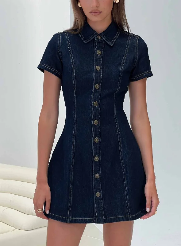 Elegant flowy dresses for formal events and galas - -Flowy dresses for special occasions with personalized messages and quotes for a personal and meaningful touch -Perception Denim Mini Dress Mid Wash Elegant flowy dresses for formal events and galas - -Flowy dresses for special occasions with personalized messages and quotes for a personal and meaningful touch -Perception Denim Mini Dress Mid Wash