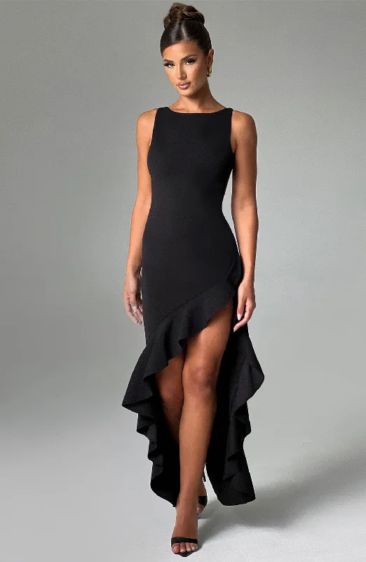 Wedding guest dress alterations for last-minute changes- -Theadora Maxi Dress - Black Wedding guest dress alterations for last-minute changes- -Theadora Maxi Dress - Black