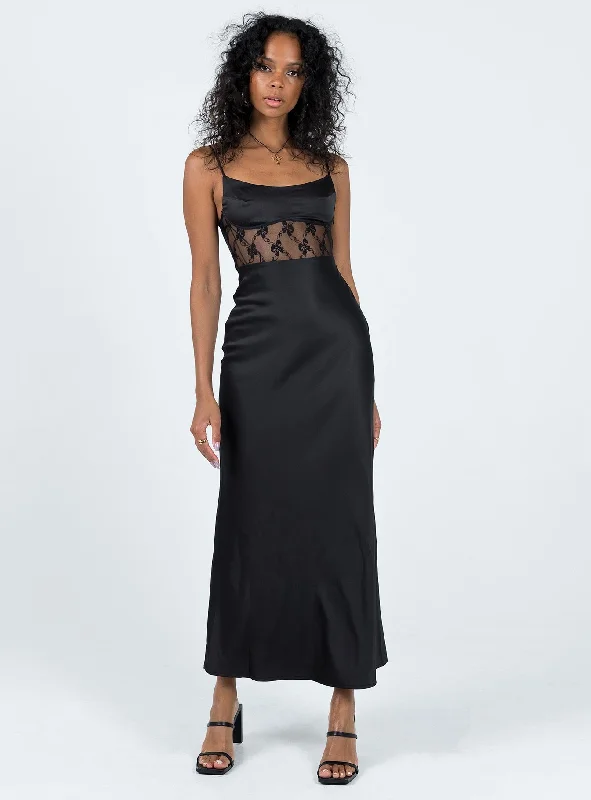 Party dresses with sustainable materials and innovative technology integration for modern style and sustainability -Maybelle Maxi Dress Black Party dresses with sustainable materials and innovative technology integration for modern style and sustainability -Maybelle Maxi Dress Black