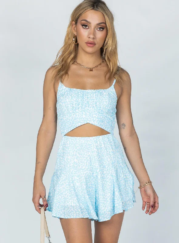 Birthday dresses with unique accessories and embellishments for special occasions and events to stand out and shine -Only You Romper Blue Birthday dresses with unique accessories and embellishments for special occasions and events to stand out and shine -Only You Romper Blue