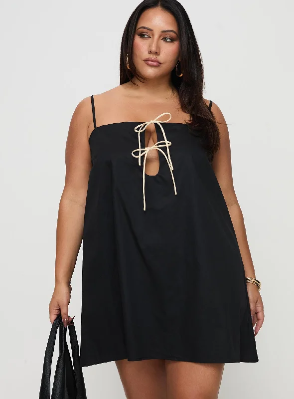 Party dresses for formal events with pastel colors and floral patterns -Belong Together Mini Dress Black Curve Party dresses for formal events with pastel colors and floral patterns -Belong Together Mini Dress Black Curve