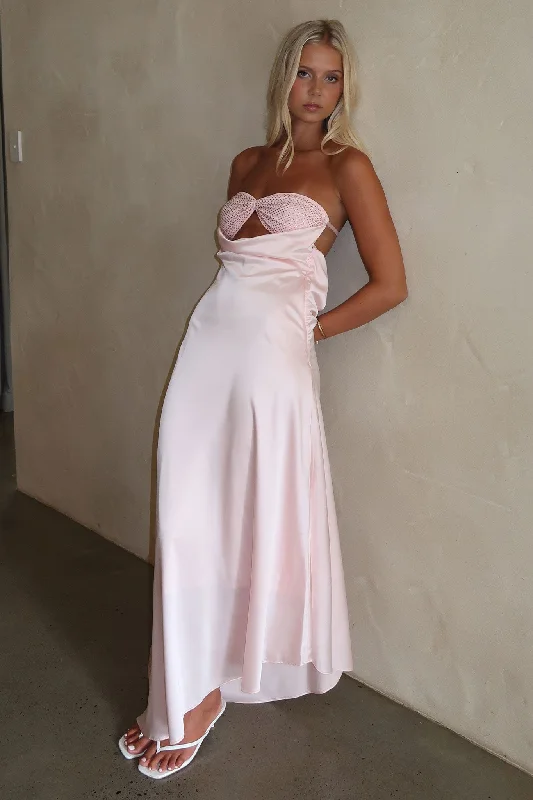 Thora Maxi Dress - Baby Pink