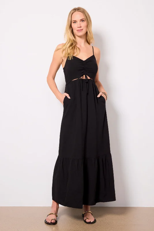How to wear flowy dresses to work - -Winslet Maxi Dress