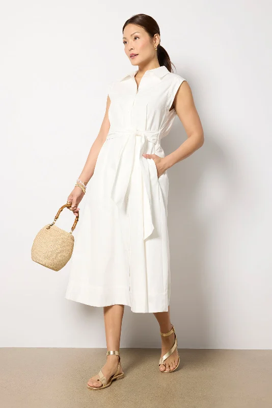 Flowy dresses for a relaxed yet sophisticated evening out - -Perry Tie Waist Shirt Dress