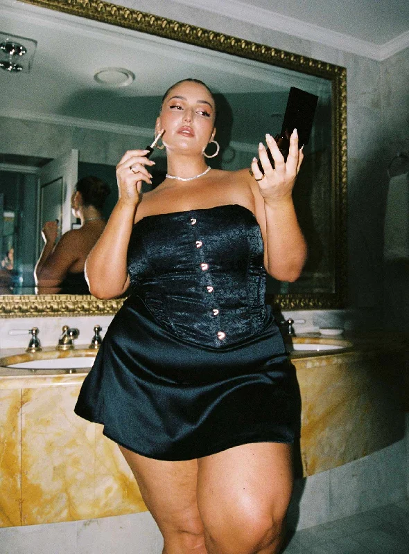 Birthday dresses with unique cultural influences and traditional styles for cultural identity and heritage -Alter Ego Mini Dress Black Curve Birthday dresses with unique cultural influences and traditional styles for cultural identity and heritage -Alter Ego Mini Dress Black Curve
