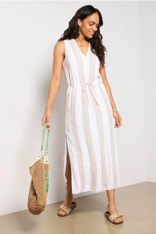Perfect flowy dresses for a relaxing getaway - -Lenox Stripe Dress