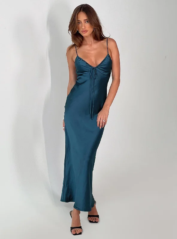 Prom dresses for plus-size women with comfortable silhouettes -Maguire Maxi Dress Navy Prom dresses for plus-size women with comfortable silhouettes -Maguire Maxi Dress Navy