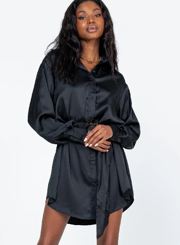 Party dresses for special occasions with personalized quotes -Leighton Mini Dress Black